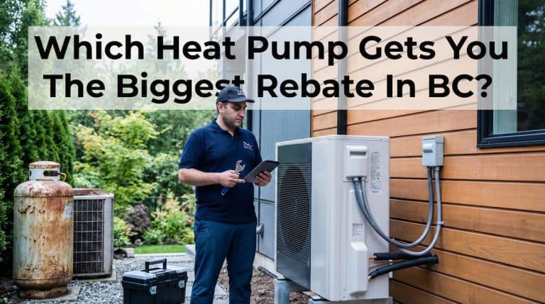 Which Heat Pump Gets You The Biggest Rebate In BC
