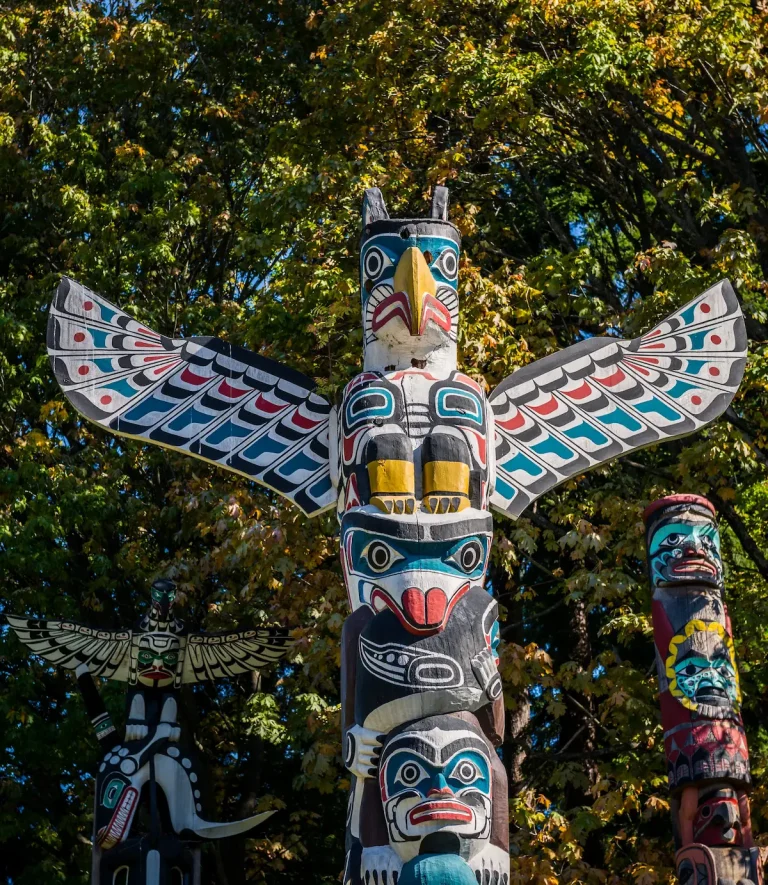 showcasing Native American art in Vancouver park